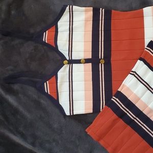 Bodycon striped dress